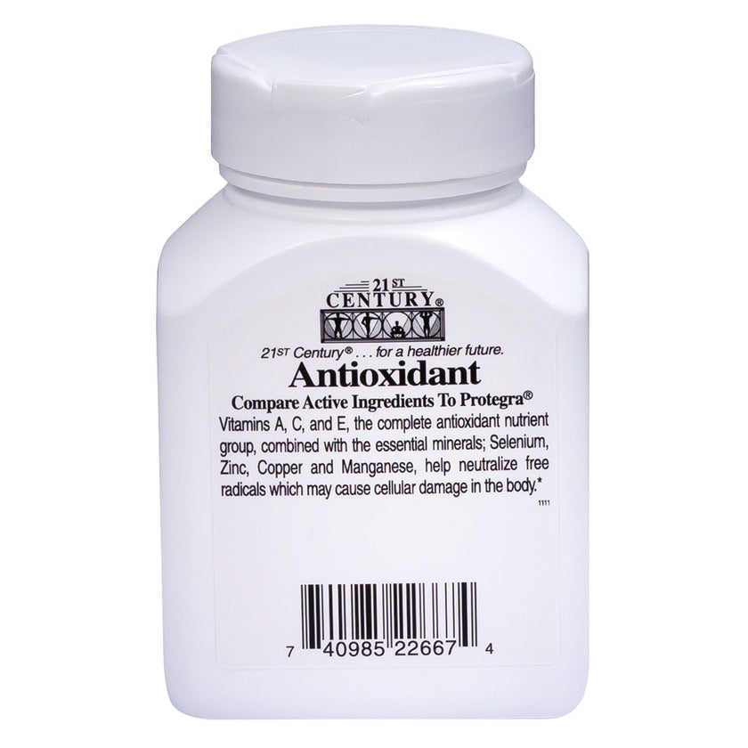 21st Century Antioxidant Vitamin A C E Tablets, Pack of 75's