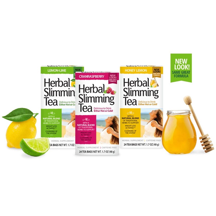 21st Century Herbal Slimming Tea Bag, CranRaspberry, Pack of 24's