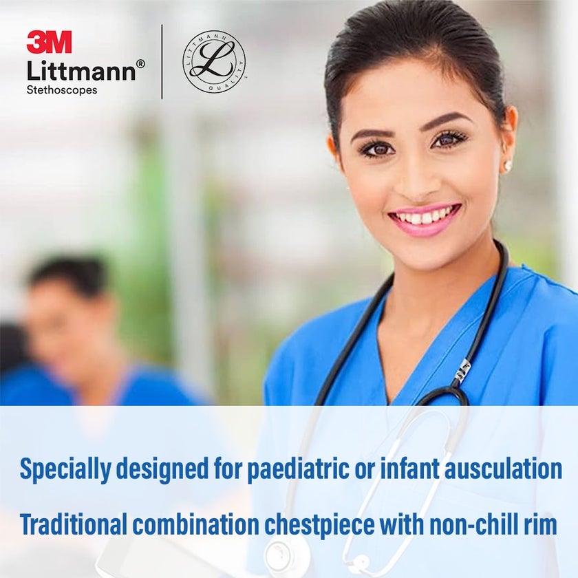 3M Littmann Classic II Paediatric Stethoscope Black 2113