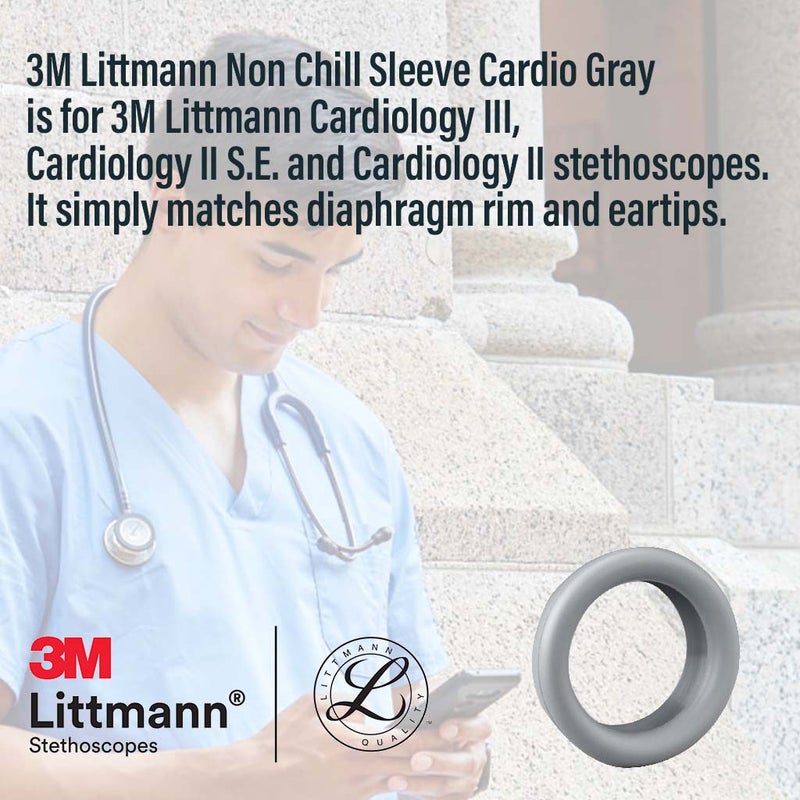 3M Littmann Non Chill Sleeve Cardio Gray