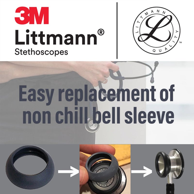 3M Littmann Non Chill Sleeve Cardio Black