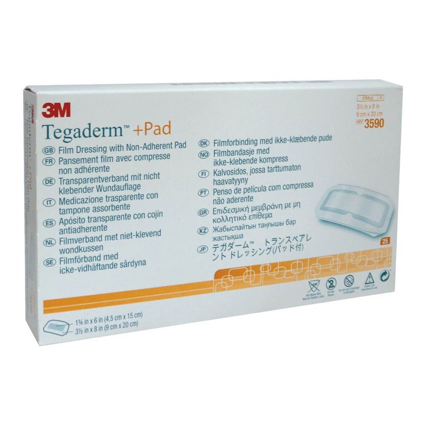 3M Tegaderm+ Pad 9 x 20cm, Pack of 25's