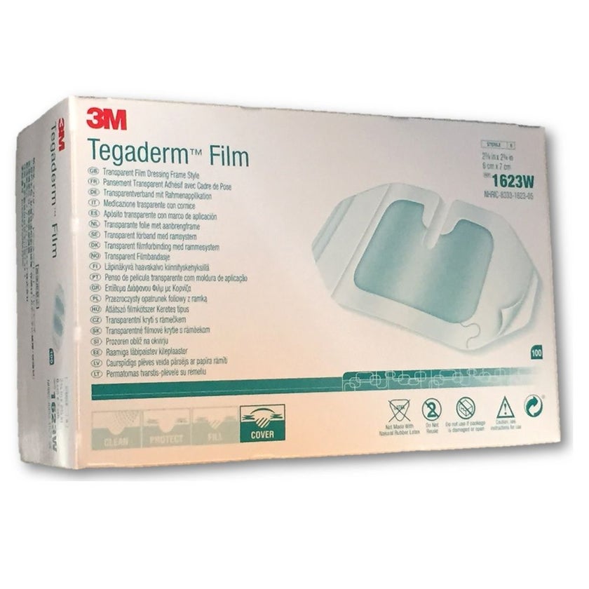 3M Tegaderm Transparent Film Dressing 6 x 7cm, Pack of 100's