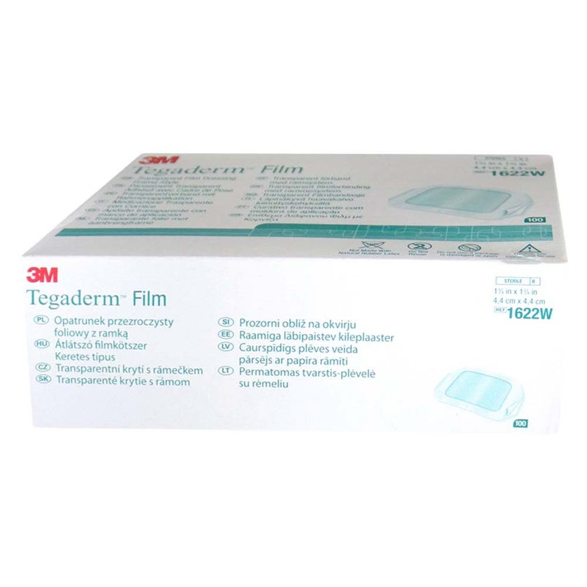 3M Tegaderm Film 4.4 x 4.4cm, Pack of 100's