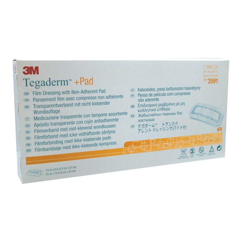 3M Tegaderm+ Pad 9 x 25cm, Pack of 25's