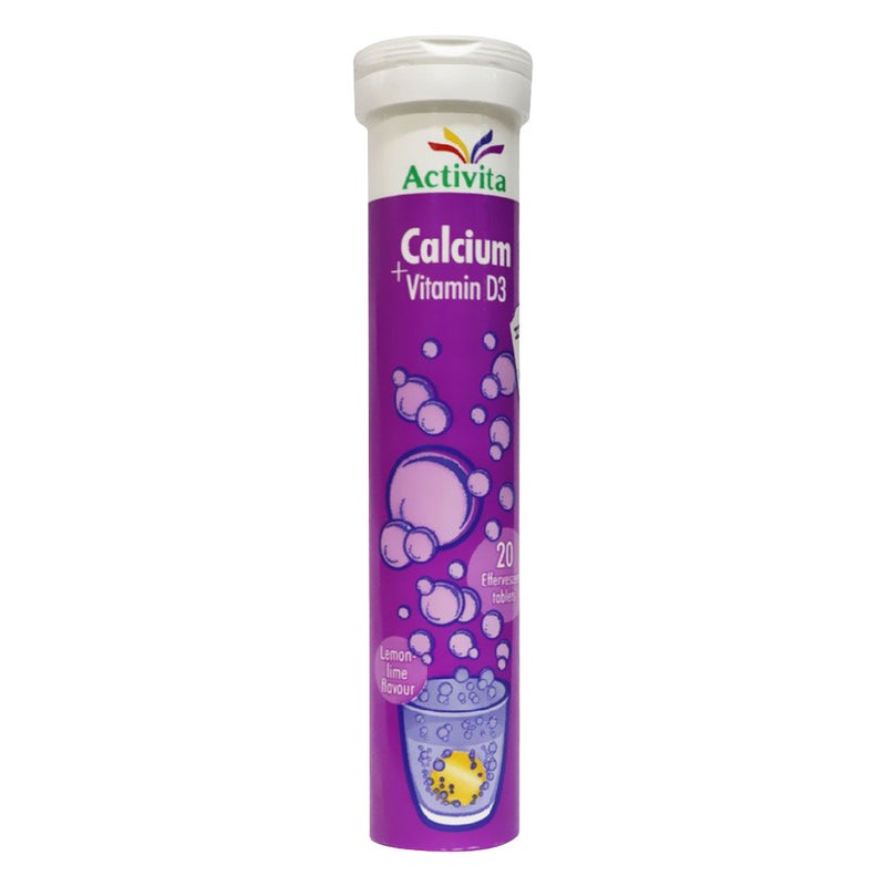 Activita Calcium + Vitamin D3 Effervescent Tablets 20's