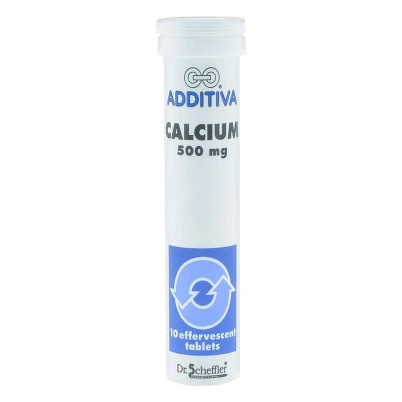 Additiva Calcium 500 mg Effervescent Tablets 10's
