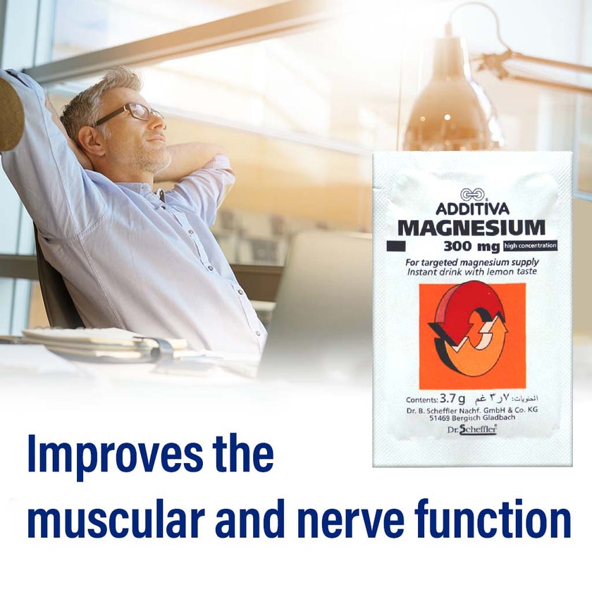 Additiva Magnesium 300mg Sachets, Pack of 20's