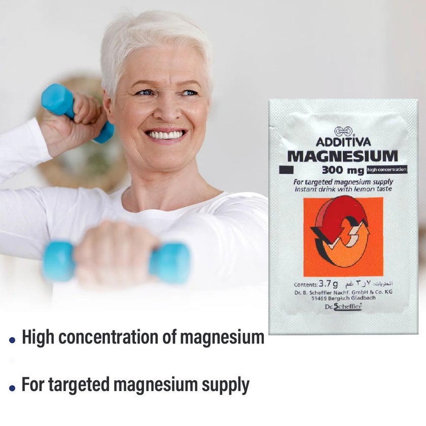 Additiva Magnesium 300mg Sachets, Pack of 20's