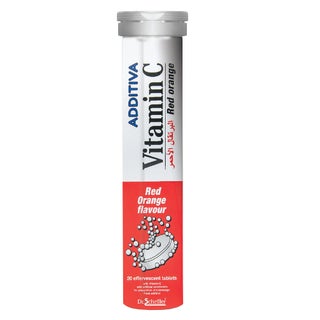 Additiva Vitamin C 1000MG Red Orange Effervescent Tablets 20's