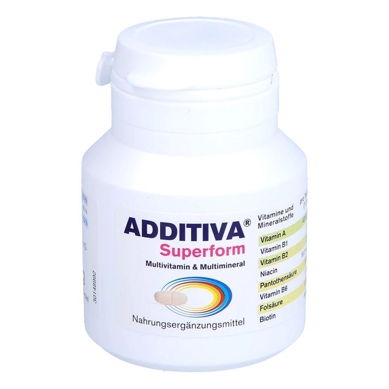 Additiva Superform Multivitamin & Multimineral Supplement Tablets, Pack of 30's