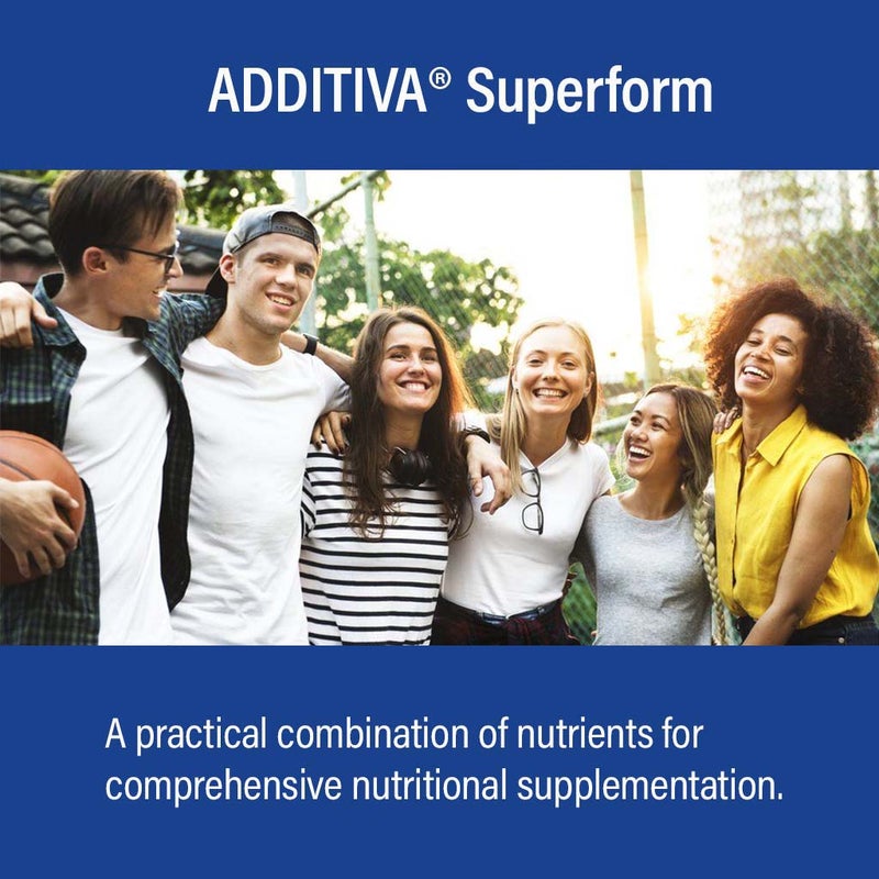 Additiva Superform Multivitamin & Multimineral Supplement Tablets, Pack of 30's