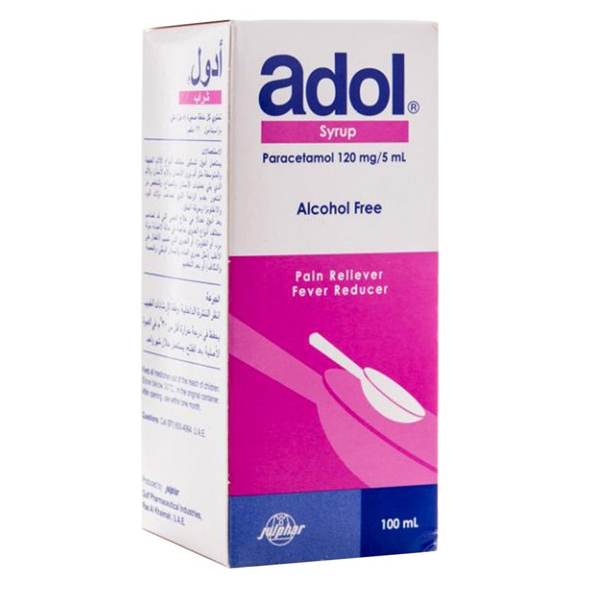 Adol Paracetamol 120mg/5ml Syrup 100ml