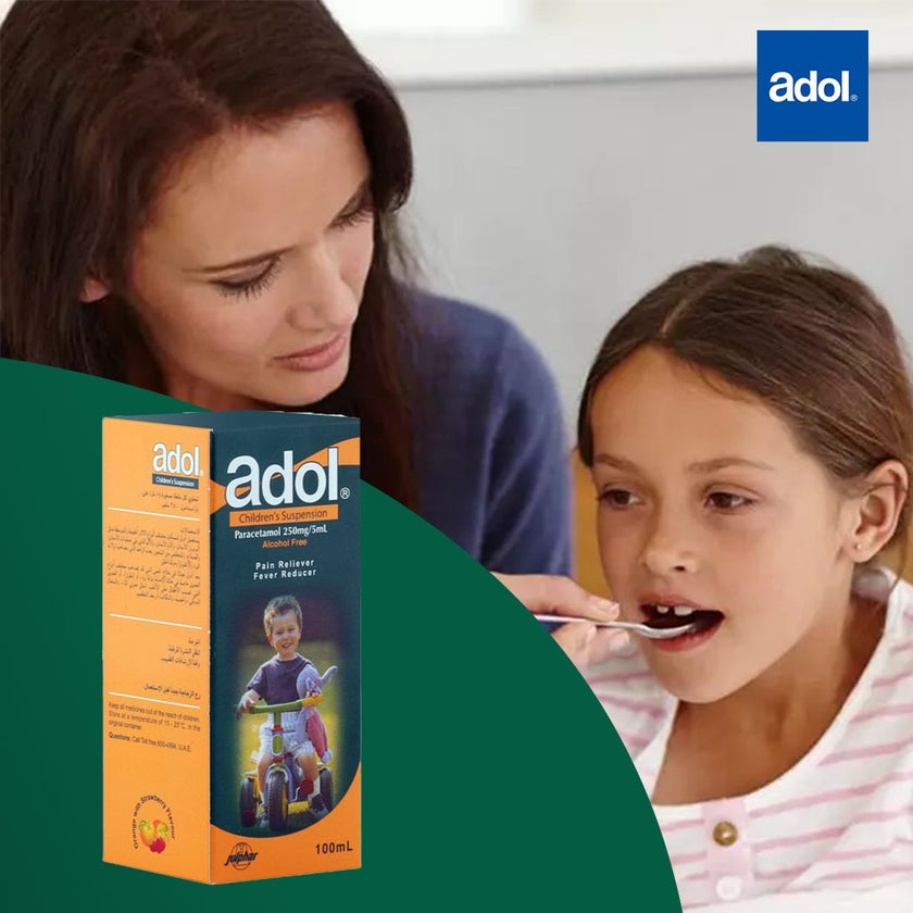 Adol Paracetamol Children's Suspension 250mg/5ml, 100ml