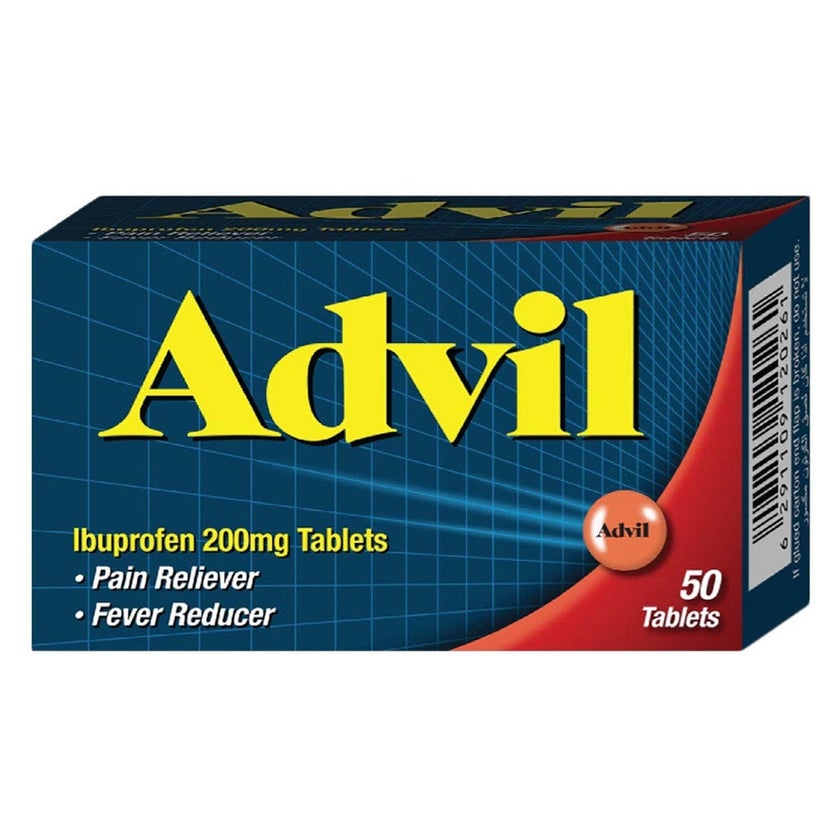 Advil 200mg Tablets, Pack of 50's