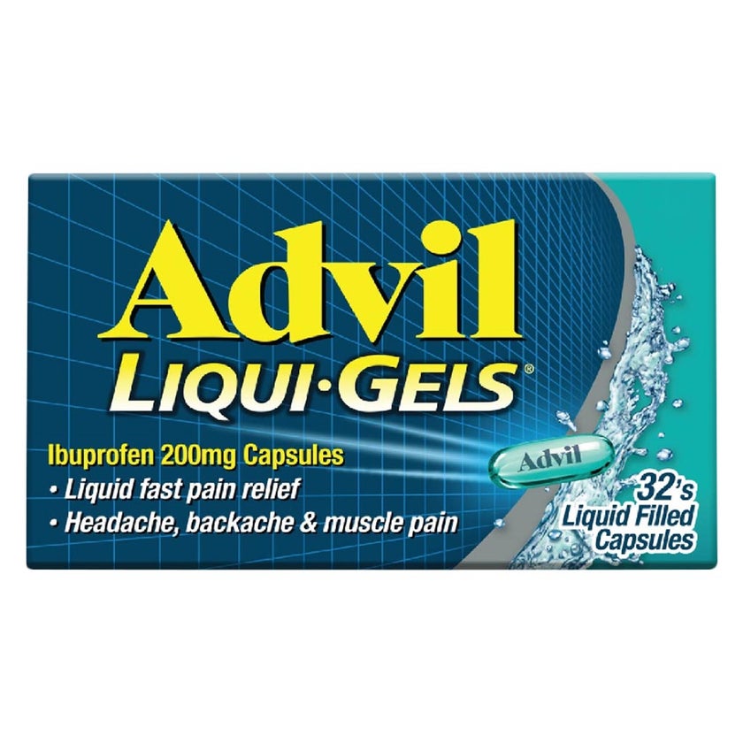 Advil 200mg Liquigels, Pack of 32's
