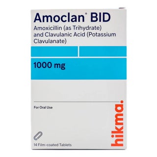 Amoclan BID 1000g Film Coated Tablets, Pack of 14’s