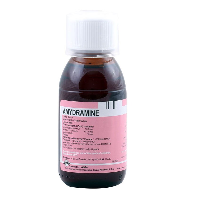 Amydramine Expectorant Cough Syrup 120ml