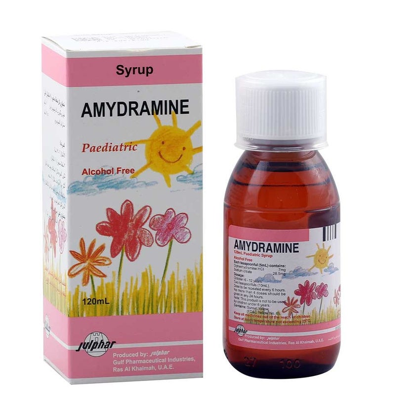 Amydramine Pediatric Syrup 120ml