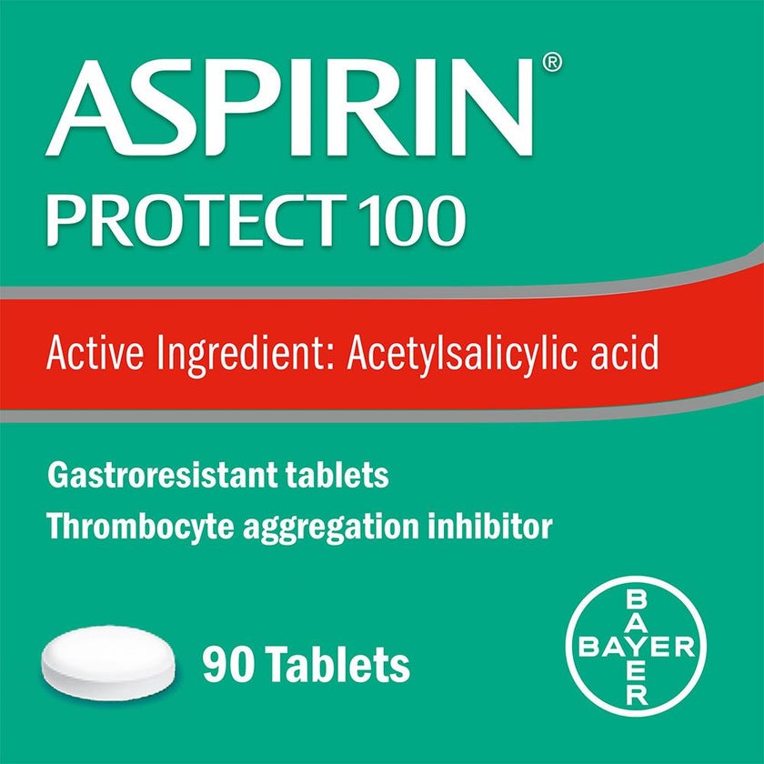 Aspirin Protect 100mg Tablets, Pack of 90's