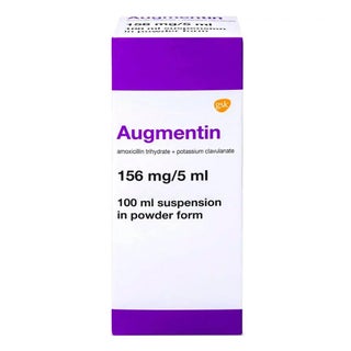 Augmentin 156mg/5ml Powder For Oral Suspension 100ml
