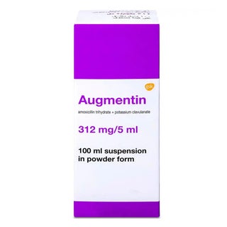 Augmentin 312mg/5ml Powder For Oral Suspension 100ml