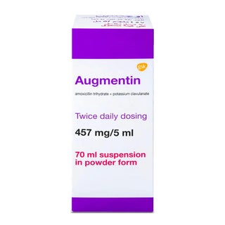 Augmentin 457mg/5ml Powder For Oral Suspension 70ml