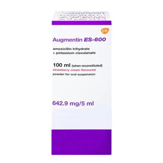 Augmentin ES 600mg/5ml Powder For Oral Suspension 100ml
