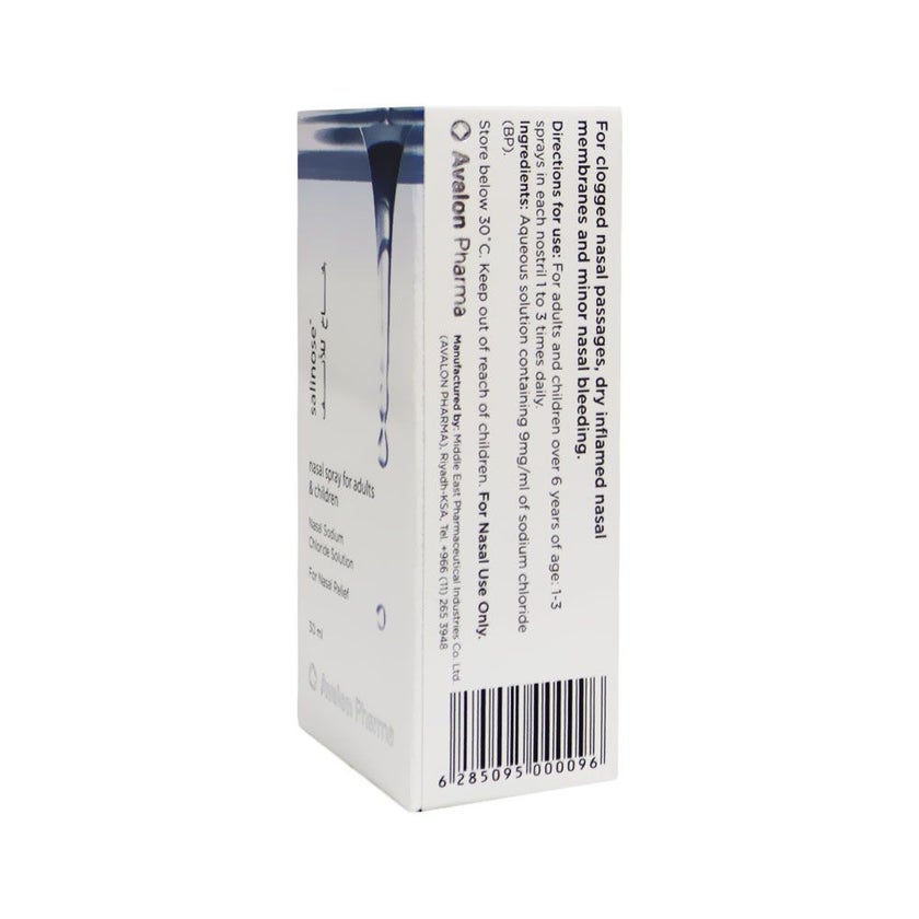 Avalon Salinose Adult and Children Nasal Spray 30ml
