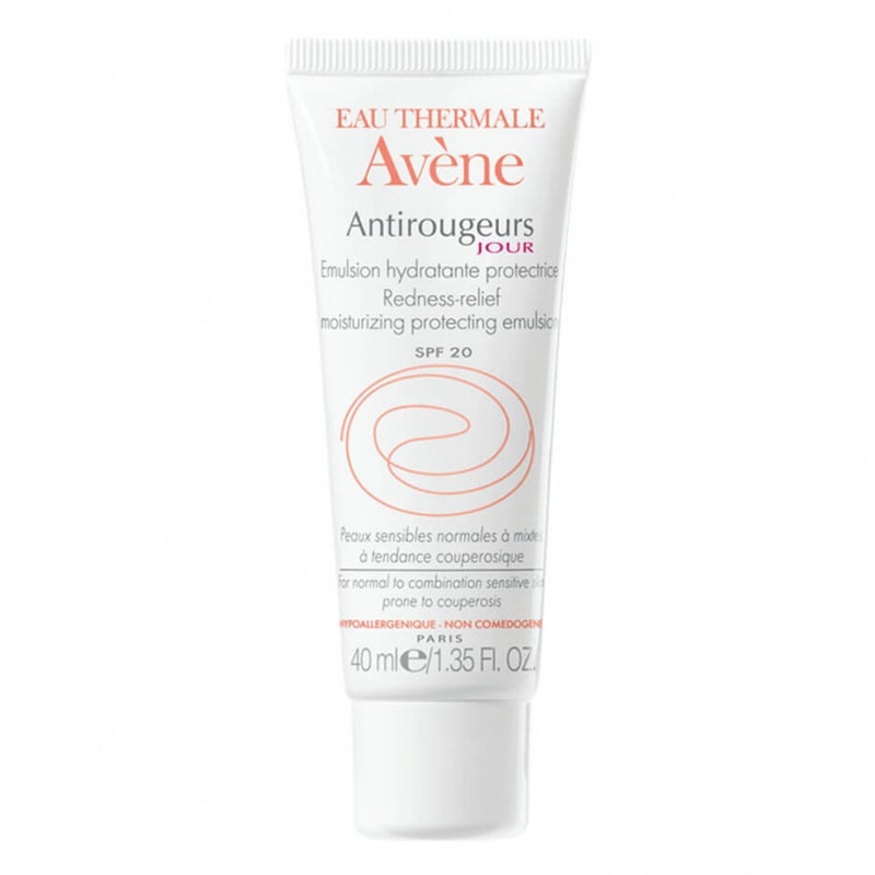 Avene Antirougeurs Jour Mositurizing Protecting Emulsion For Normal to Combination, Sensitive Skin 40ml