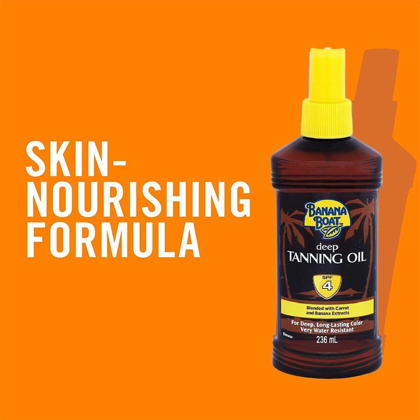 Banana Boat SPF4 Deep Tanning Oil 236ml