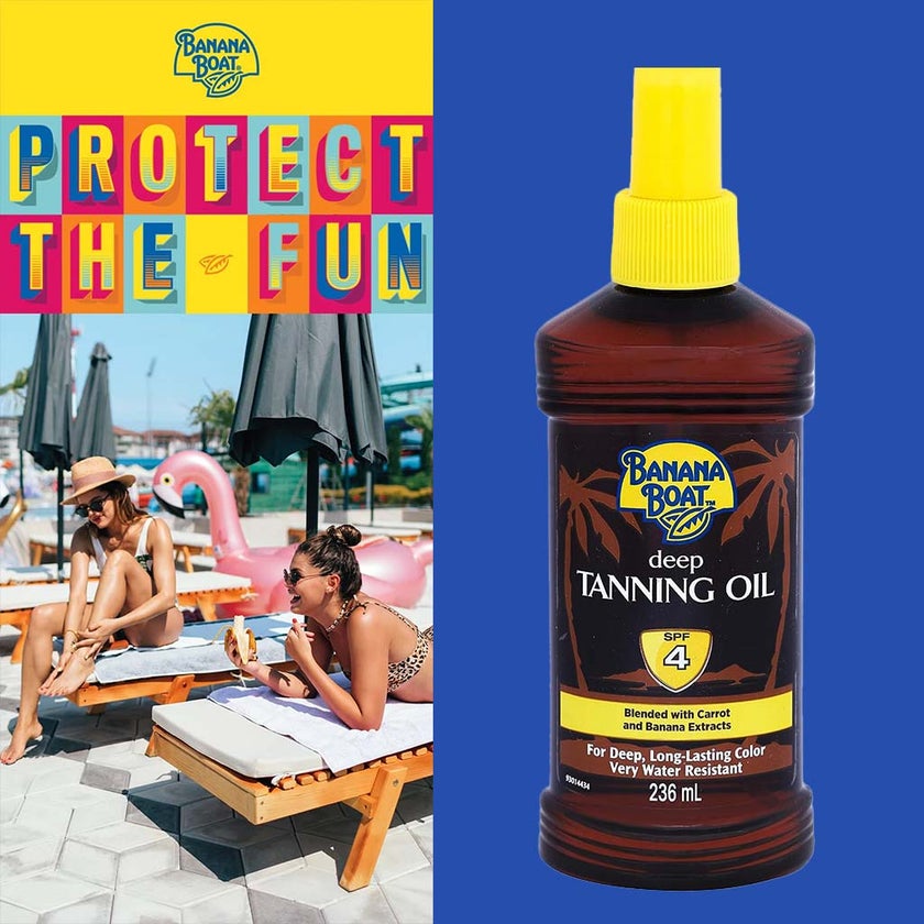 Banana Boat SPF4 Deep Tanning Oil 236ml
