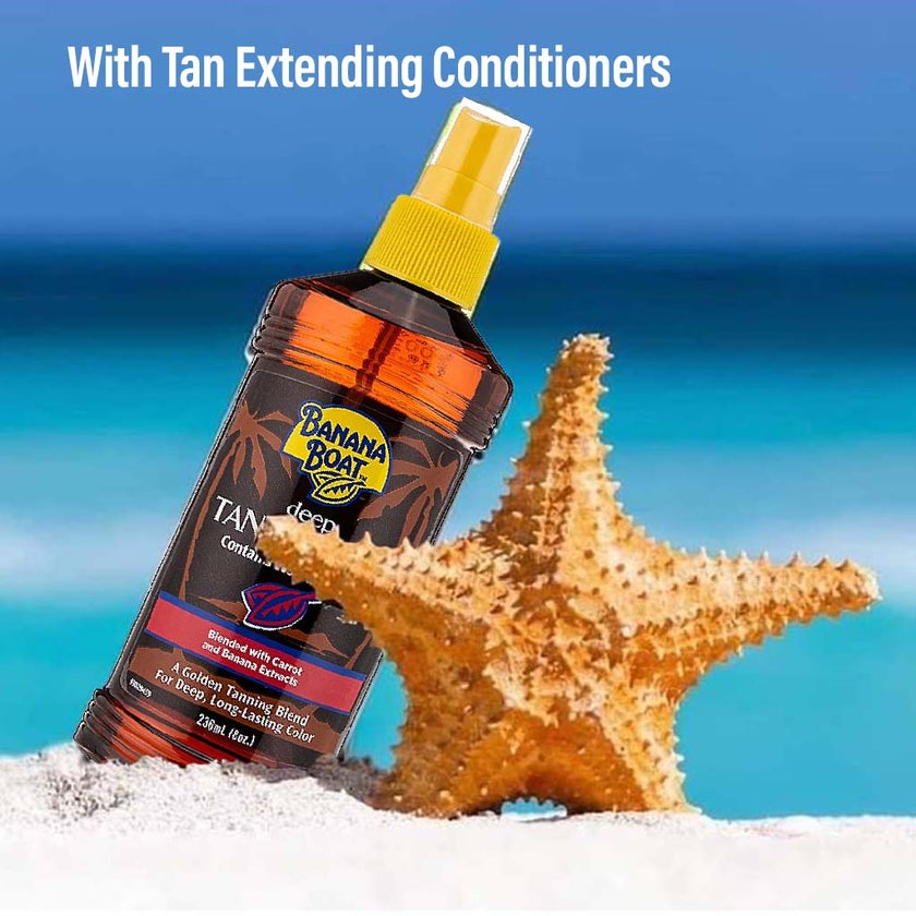 Banana Boat Deep Golden Tanning Oil 236ml