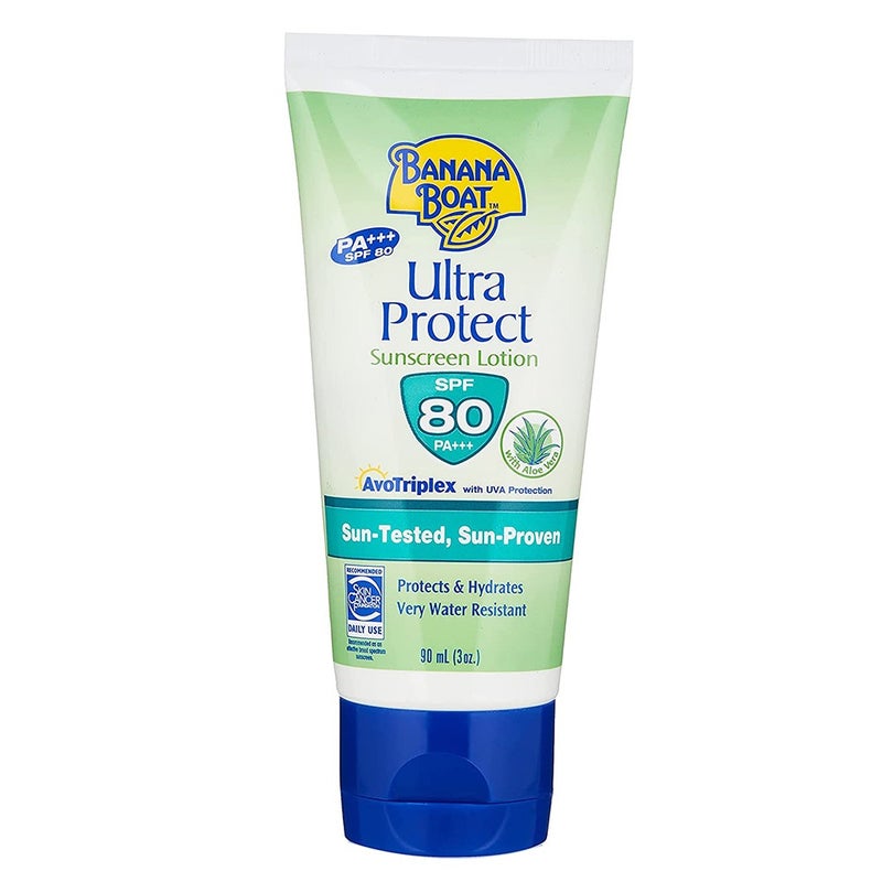Banana Boat Ultra Protect SPF80 Sunscreen Lotion 90 mL