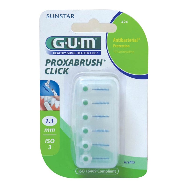 Butler Gum Proxabrush Click Refill 6's 424 M8