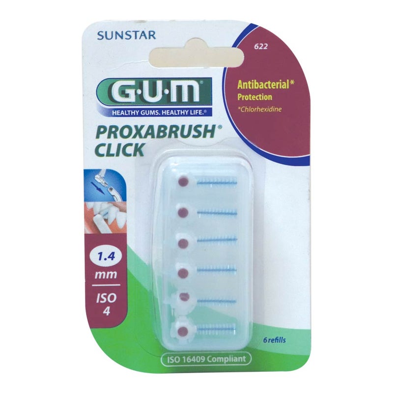 Butler Gum Proxabrush Click Refills 6's 622MB