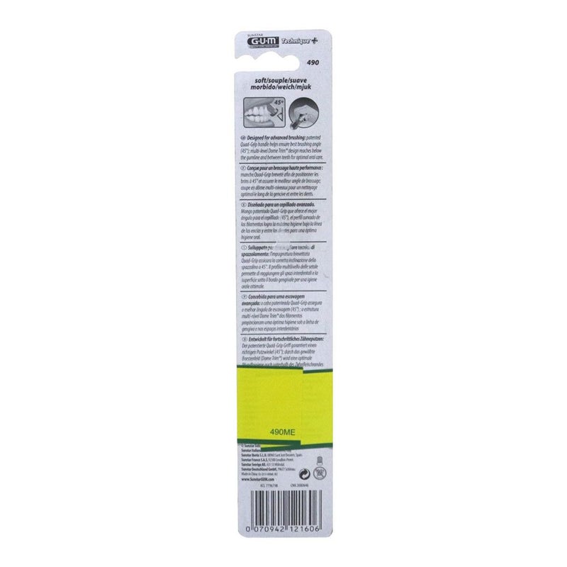 Butler Gum Technique+ Soft Regular Toothbrush 490 ME
