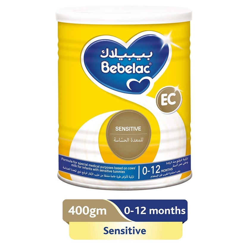 Bebelac EC Sensitive Tummies Infant Milk Formula For 0 To 12 Months 400g