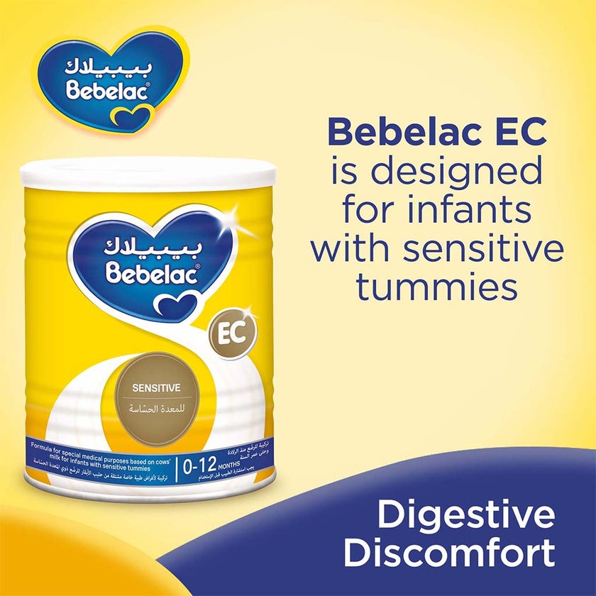 Bebelac EC Sensitive Tummies Infant Milk Formula For 0 To 12 Months 400g