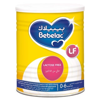 Bebelac LF Lactose Free Infant Milk Formula For 0 To 6 Months Baby 400g