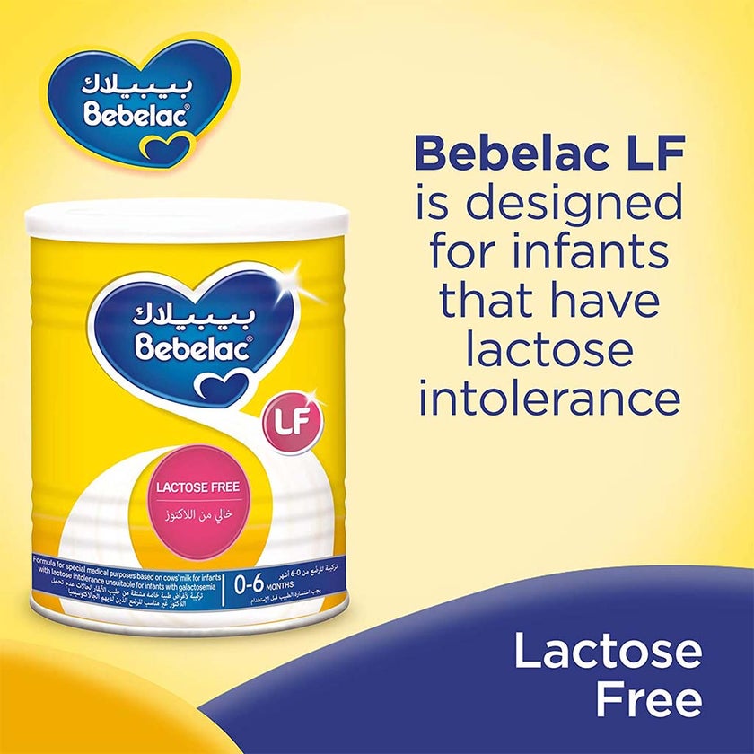 Bebelac LF Lactose Free Infant Milk Formula For 0 To 6 Months Baby 400g