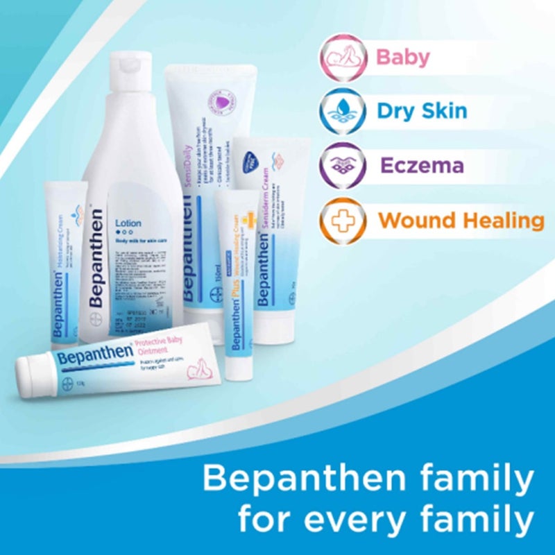 Bepanthen Face and Body Milk Moisturizer Lotion for Normal To Dry Skin 200ml