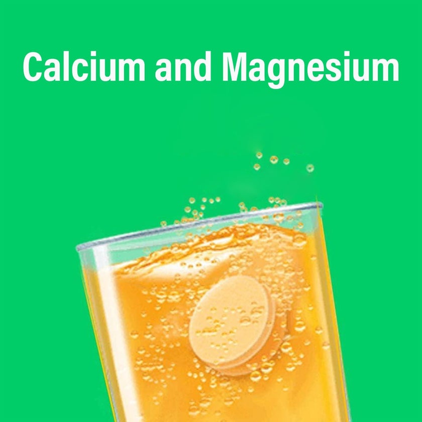 Berocca Calcium & Magnesium Effervescent Tablets, Pack of 10's