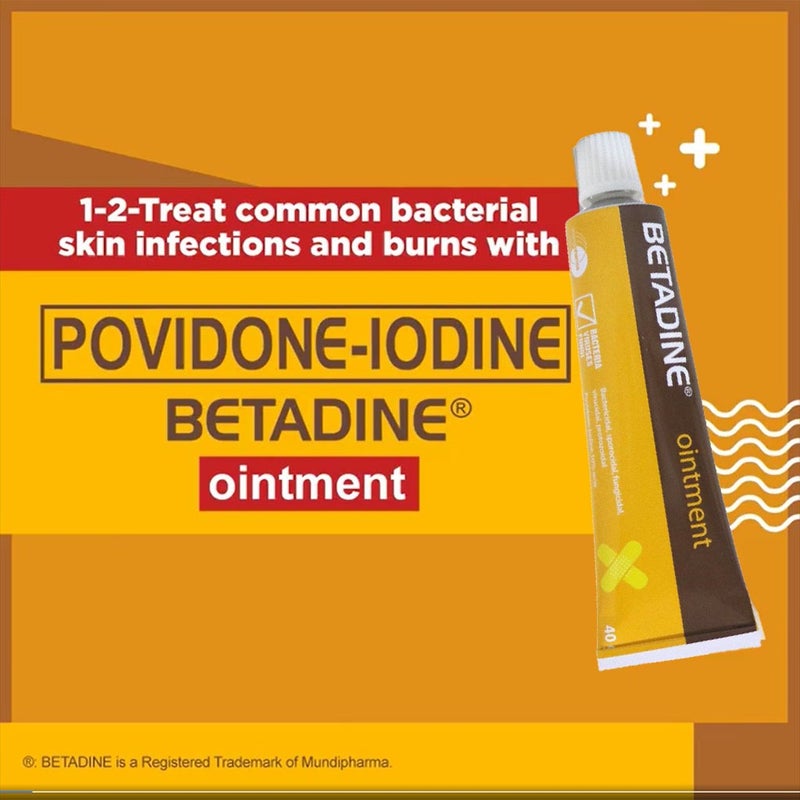 Betadine Ointment With 10% Povidone Iodine 40g