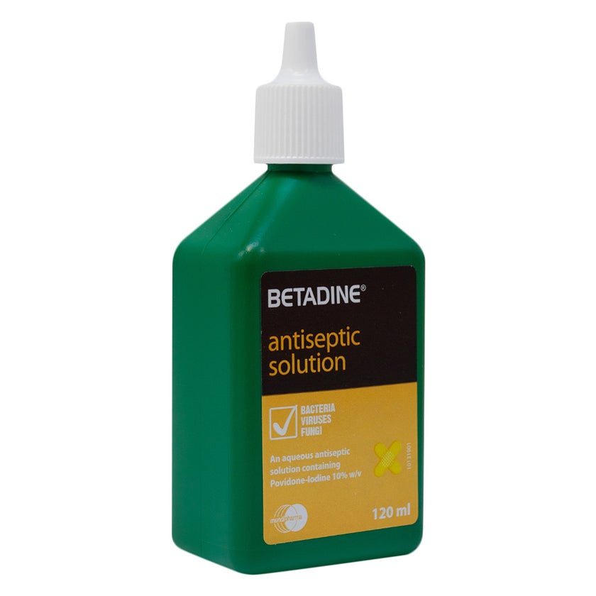 Betadine Povidone Iodine Antiseptic Solution 120ml