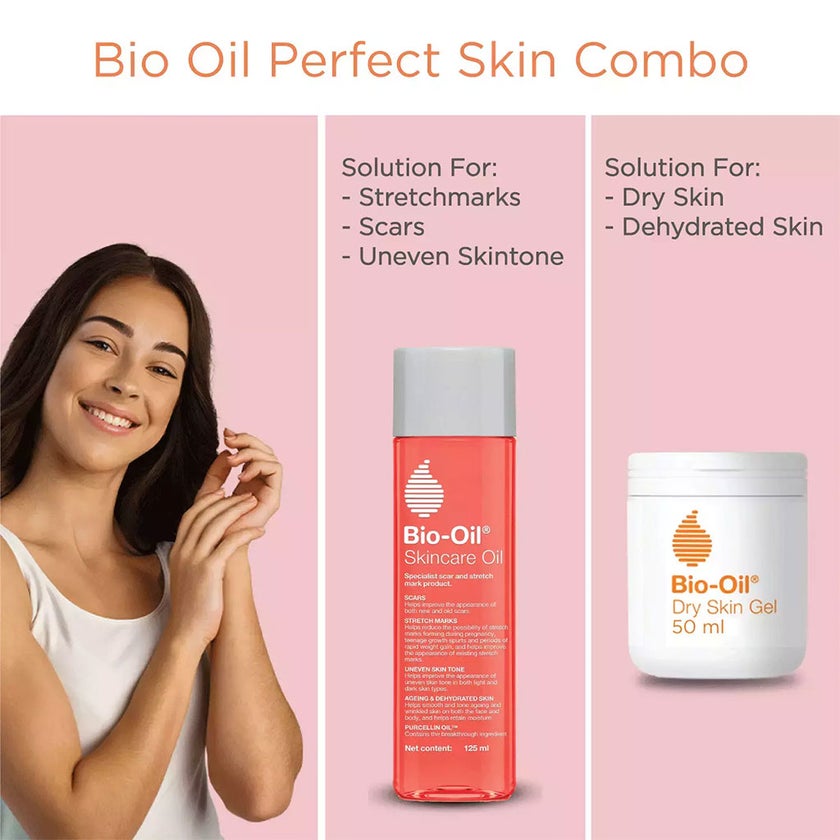 Bio-Oil Skincare Oil For Scars, Stretch Marks and Uneven Skin Tone 125ml