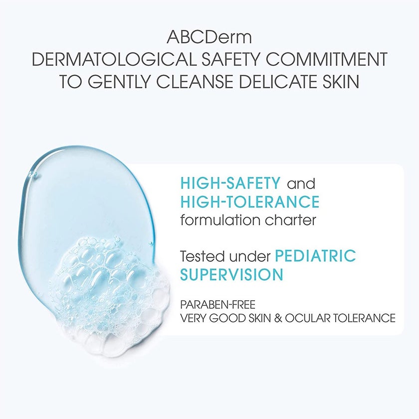 Bioderma ABCDerm Mild Cleansing Foaming Gel For Babies & Children 1 L
