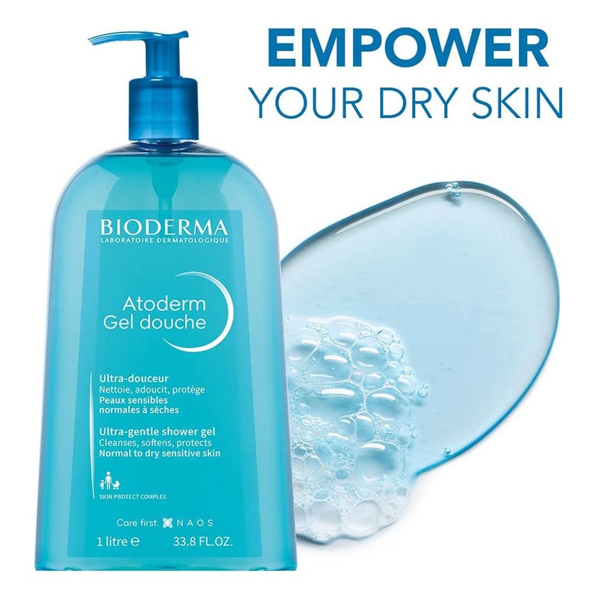 Bioderma Atoderm Shower Gel For Normal & Dry Sensitive Skin 1L