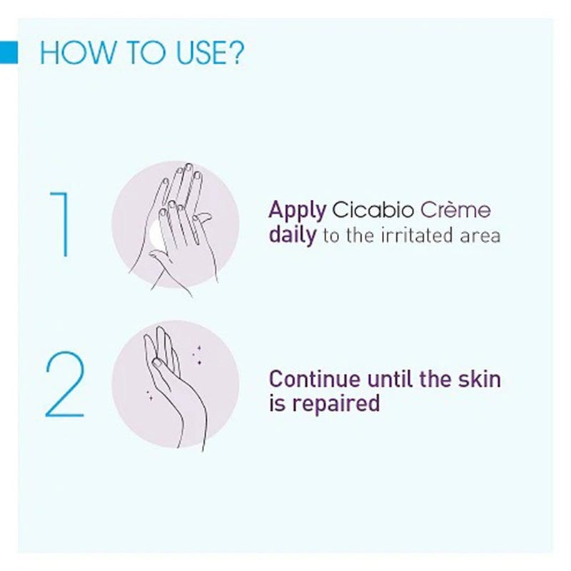 Bioderma Cicabio Soothing Repair Cream For Irritated And Damaged Skin 40ml