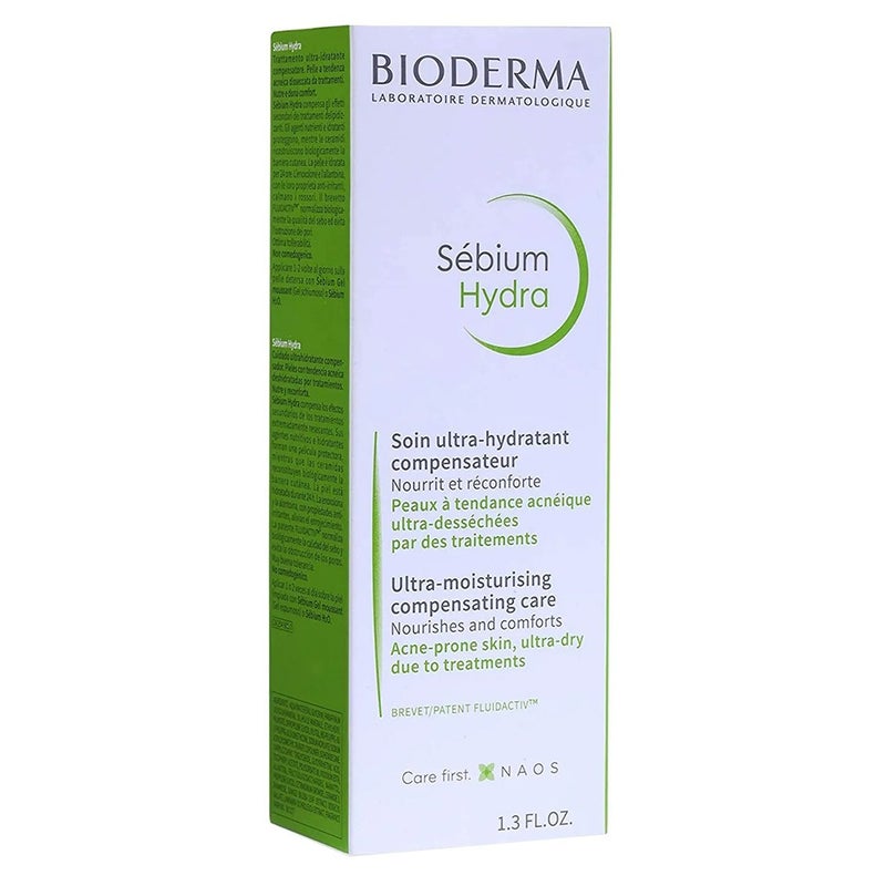 Bioderma Sebium Hydra Ultra-Moisturising Cream For Oily & Acne Prone Skin 40 mL